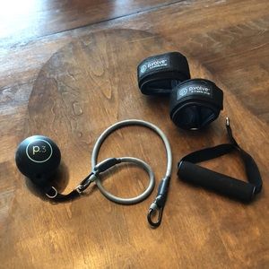 P.3 trainer, ball, ankle straps and handle